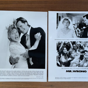 Mr. Wrong Movie Photo Lot Of 2 Ellen Degeneres Photo Bill Pullman Photo 8 x 10