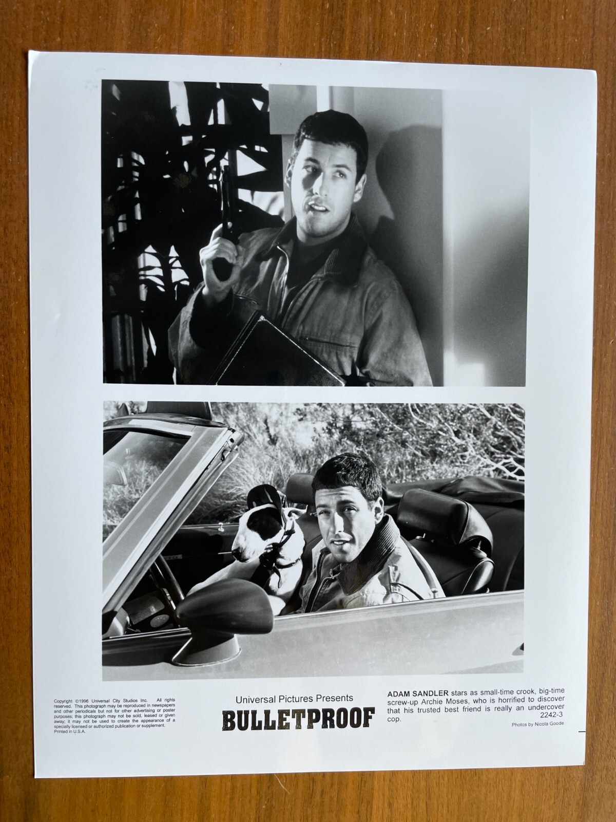 Adam Sandler Photo Bulletproof Movie Photo 8 x 10 Photograph - Image 3