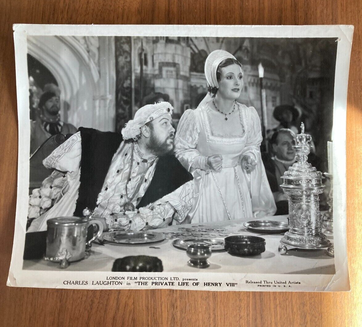 Charles Laughton Photo The Private Life Of Henry VII Movie Press Photo - Image 3