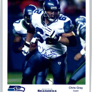 Chris Gray Photo Autographed Photo Signed NFL Football Photo
