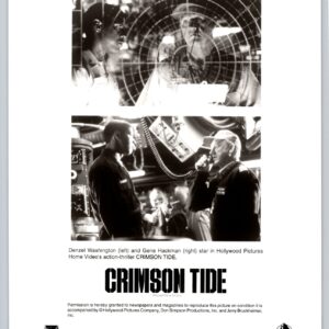 Crimson Tide Movie Photo Denzel Washington Photo 8 x 10 Photograph