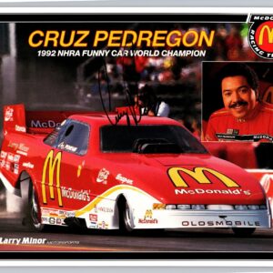 Cruz Pedregon Photo Signed Drag Racing Photo Race Car Driver Photo Autographed