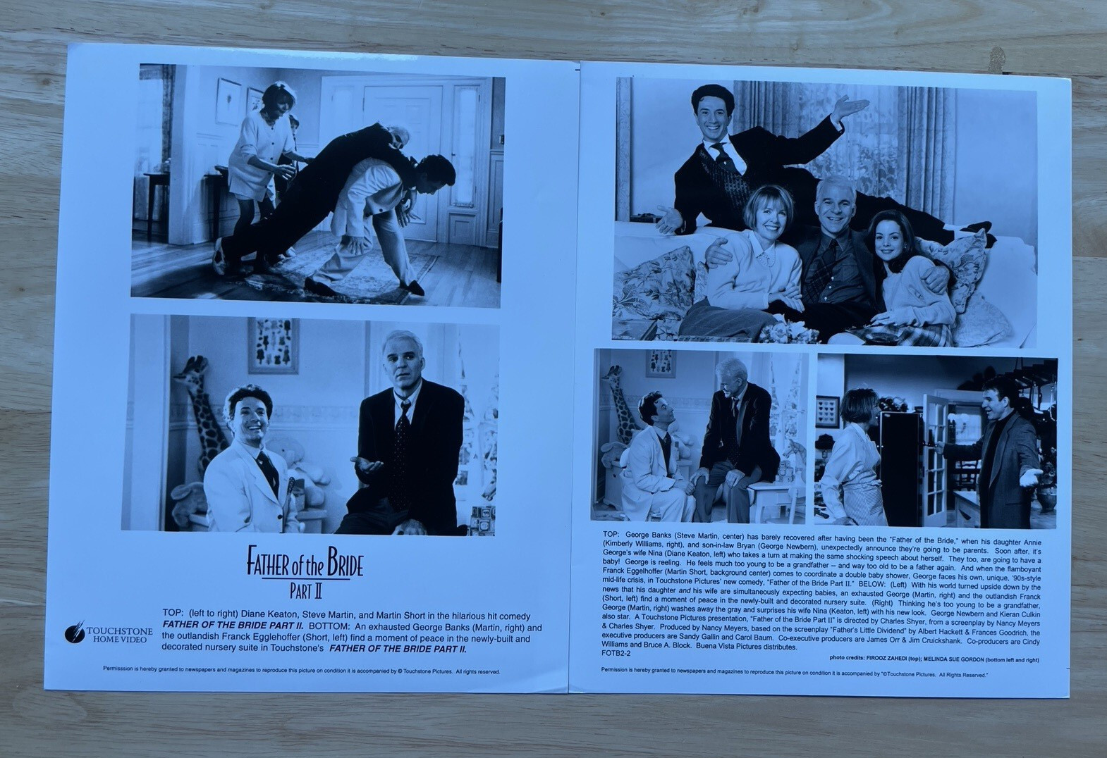 Father Of The Bride Part II Movie Photo Lot Steve Martin Photo Martin Short