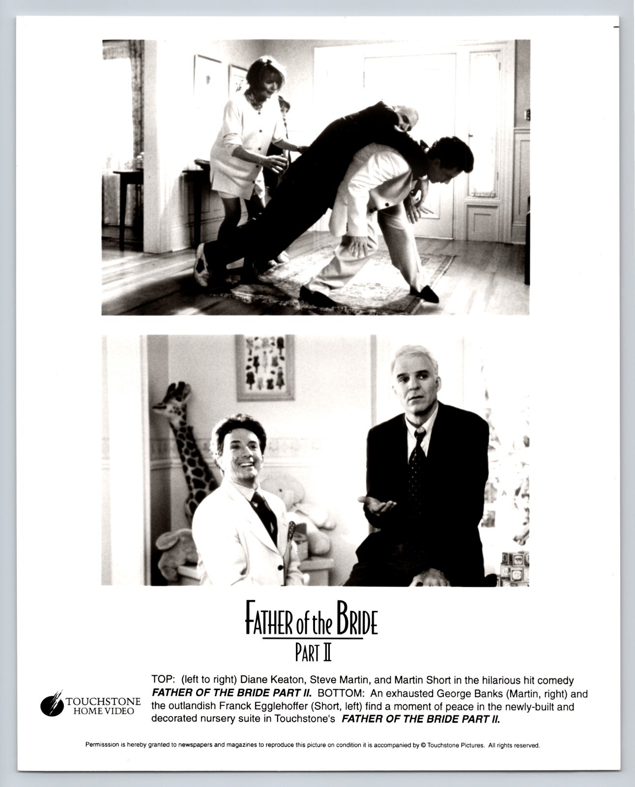 Father Of The Bride Part II Movie Photo Lot Steve Martin Photo Martin Short - Image 5