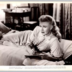 Ginger Rogers Photo Lying Down In A Nightgown Photo