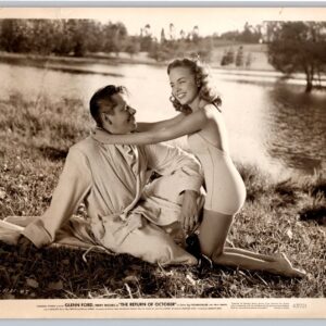 Glenn Ford Photo Terry Moore Photo The Return Of October Movie Press Photo
