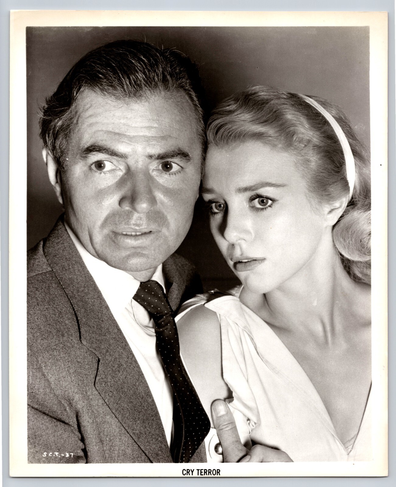 James Mason Photo & Inger Stevens Photo Cry Terror Movie Photo