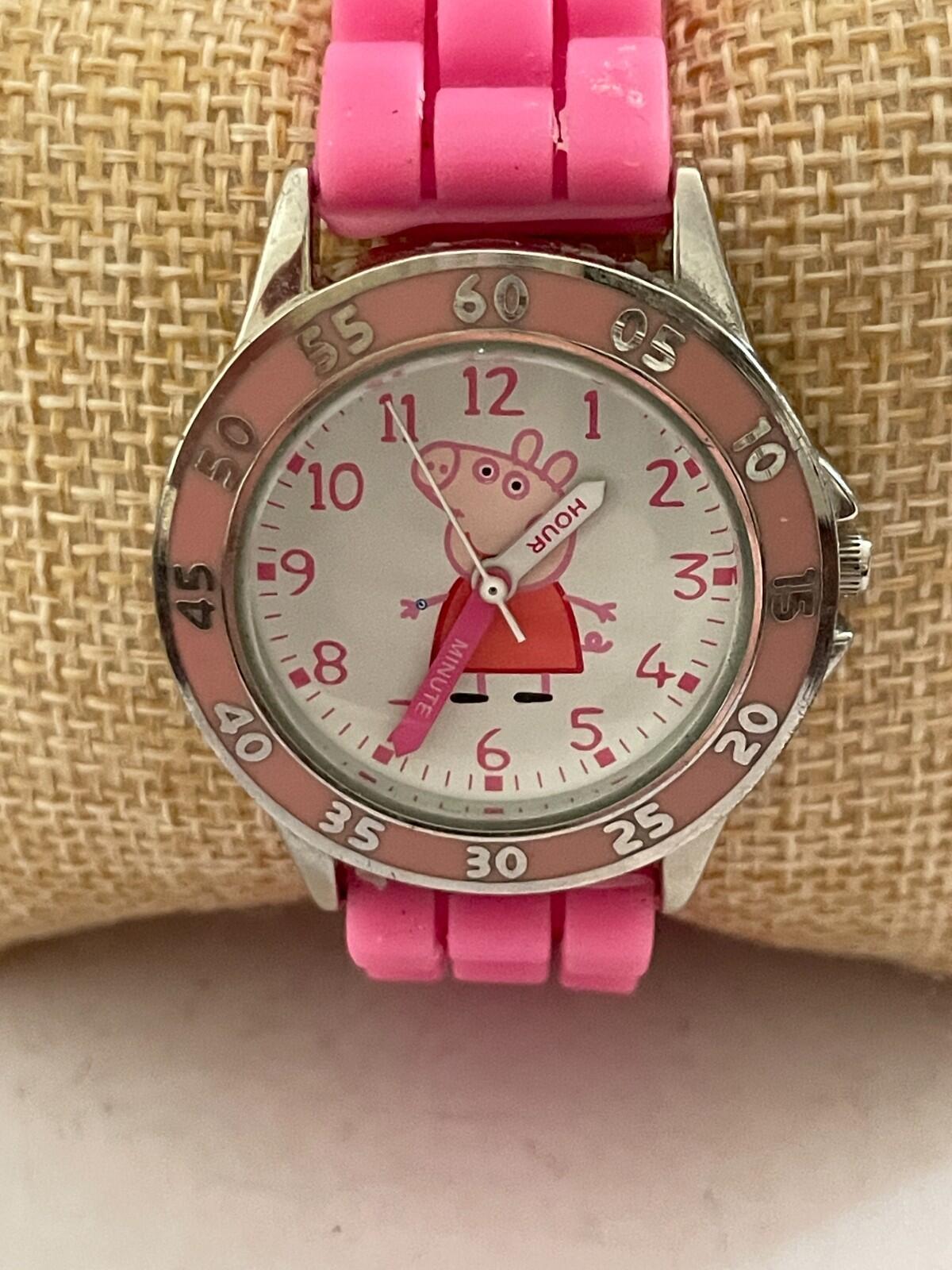 Peppa Pig Watch Pink Band By Accutime Watch