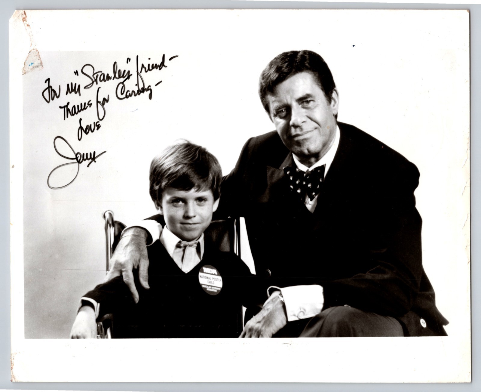 Jerry Lewis Signed Photo Autograph