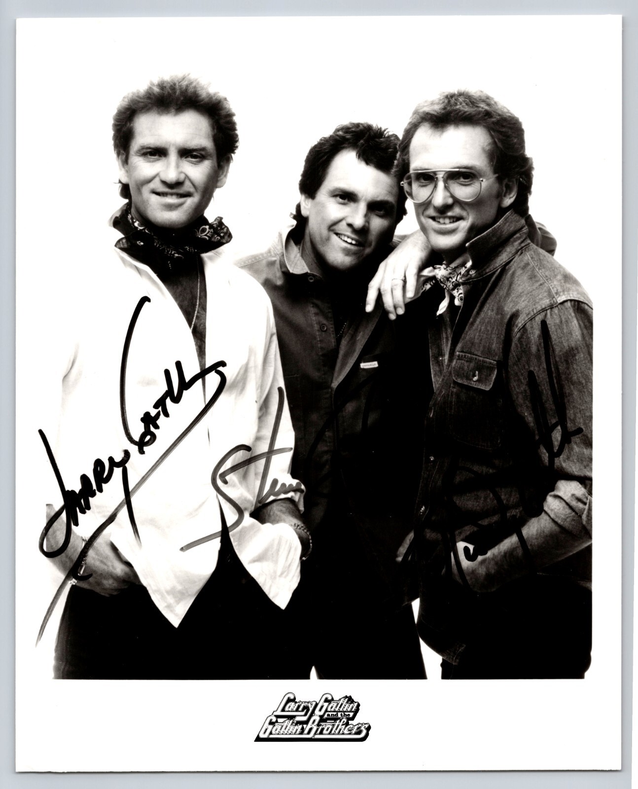 Larry Gatlin And The Gatlin Brothers Photo Country Music Star Photo Signed Auto
