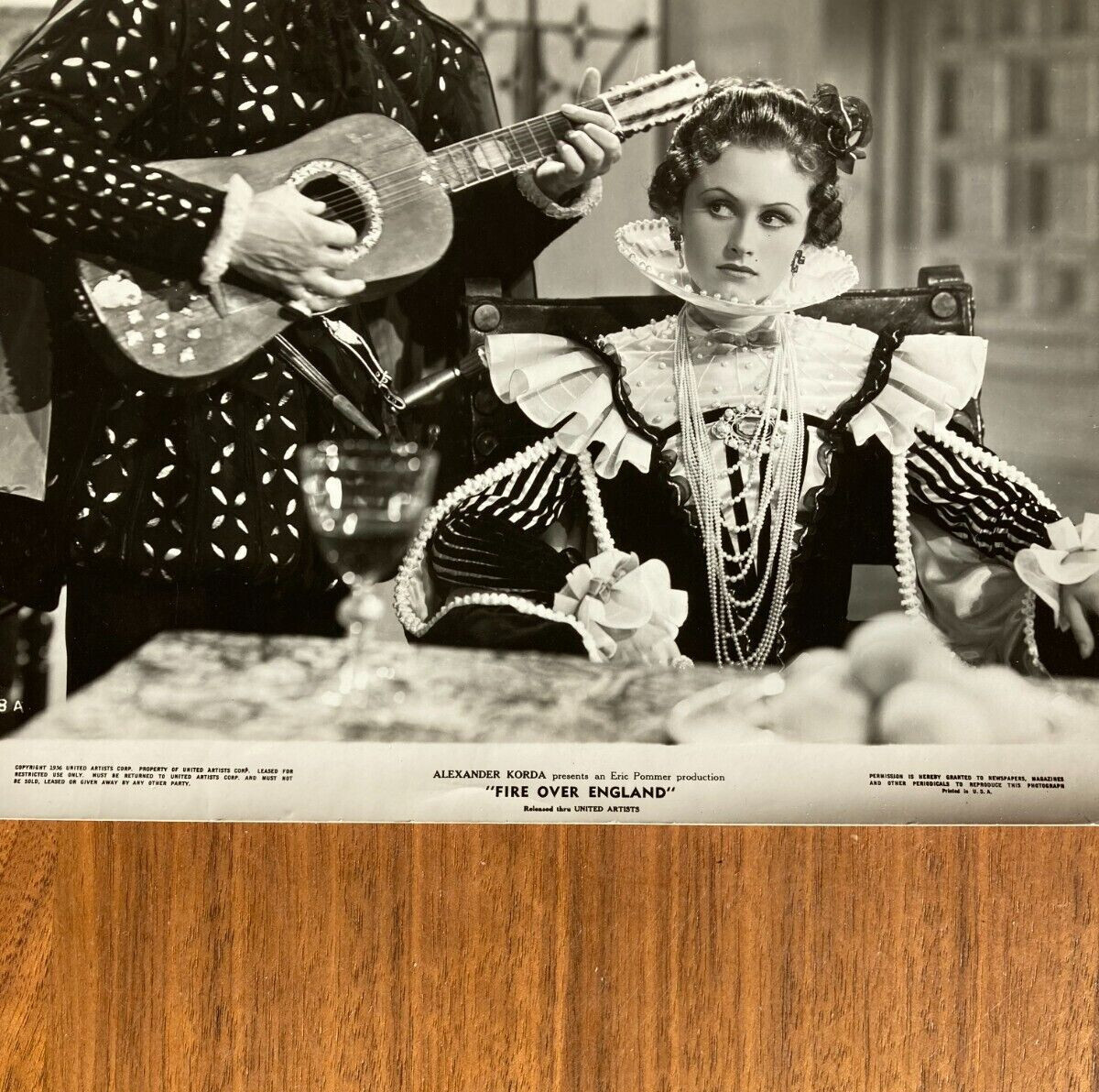 Laurence Olivier Photo Vivien Leigh Photo Fire Over England Movie Press Photo - Image 4