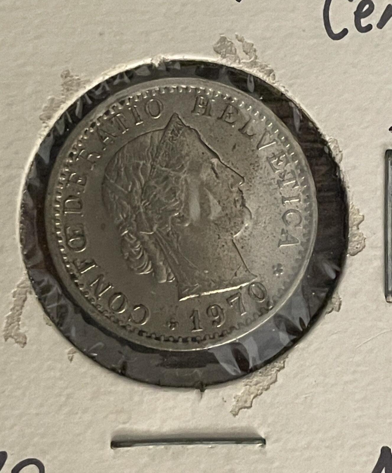 Switzerland 20 Rappen Cents Coin 1970 - Image 2