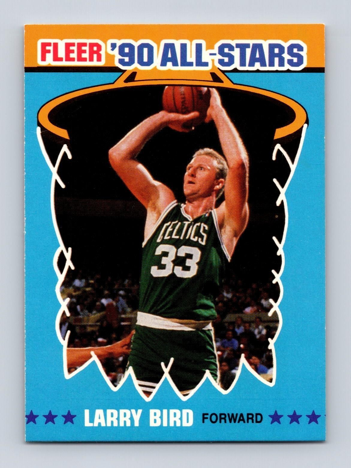1990-91 Fleer #2 Larry Bird All-Stars Basketball Card
