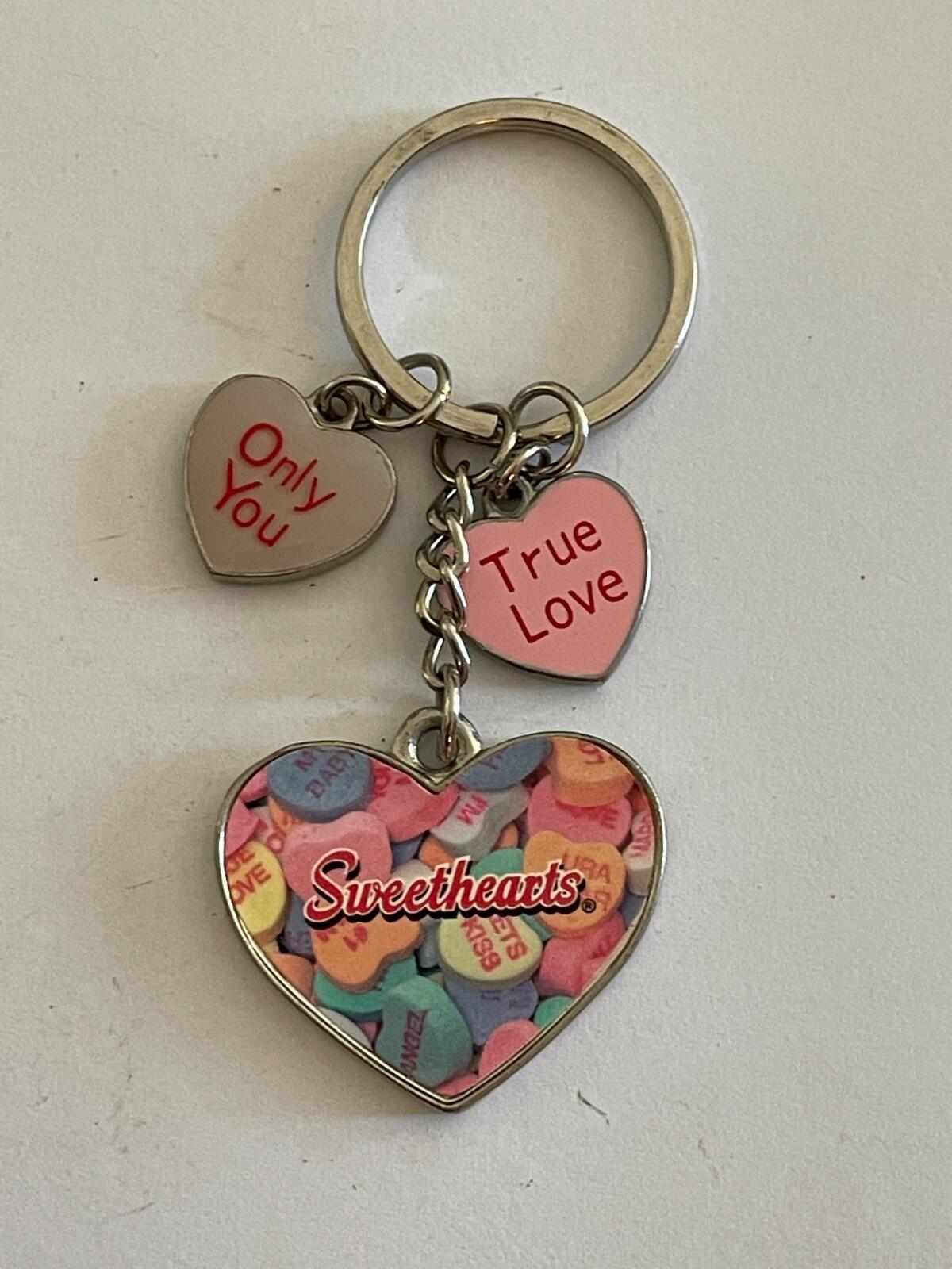 Valentine's Sweethearts Candy Keychain Key Chain Charms True Love Be Mine