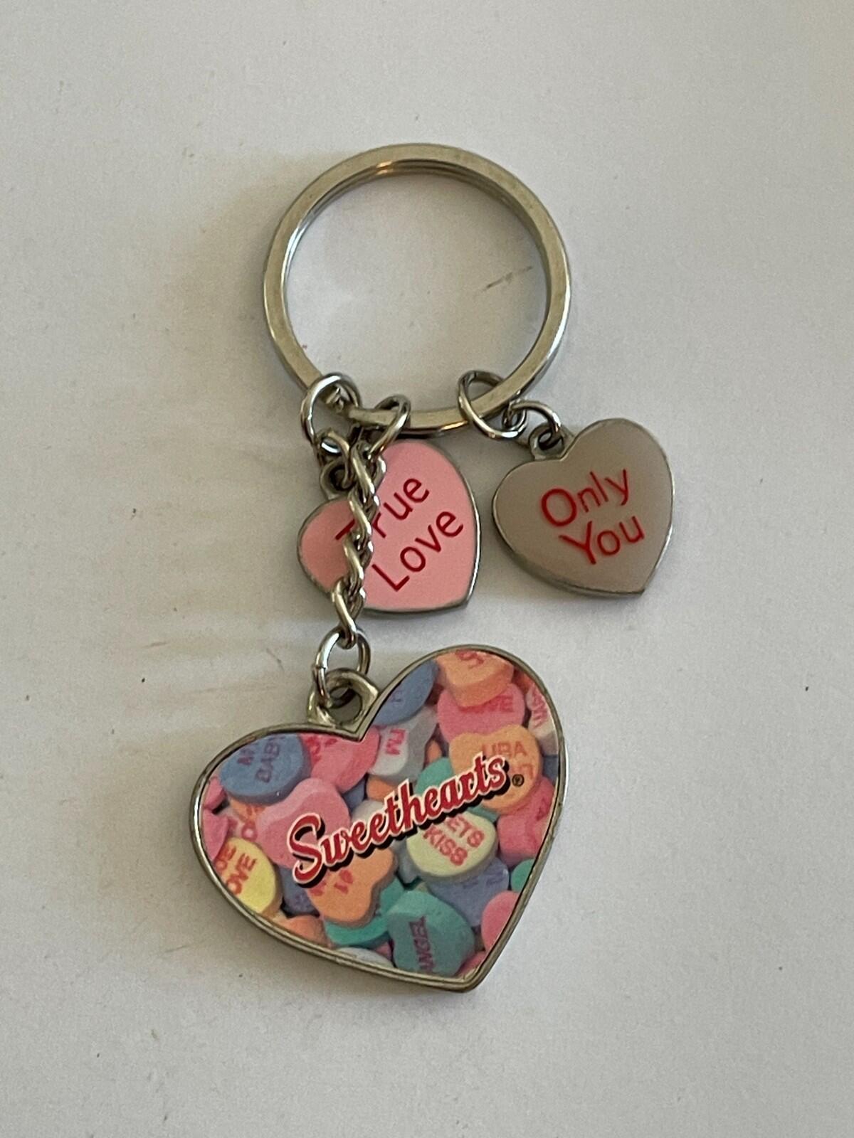 Valentine's Sweethearts Candy Keychain Key Chain Charms True Love Be Mine - Image 2