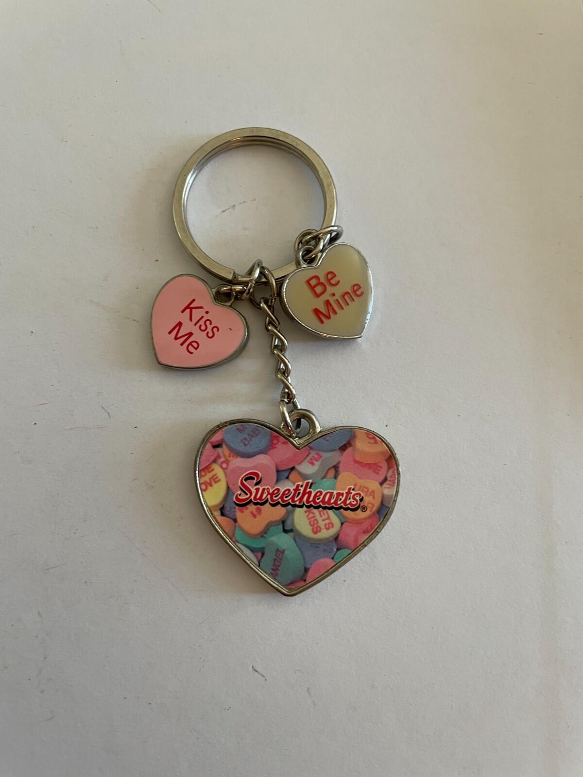 Valentine's Sweethearts Candy Keychain Key Chain Charms True Love Be Mine - Image 3