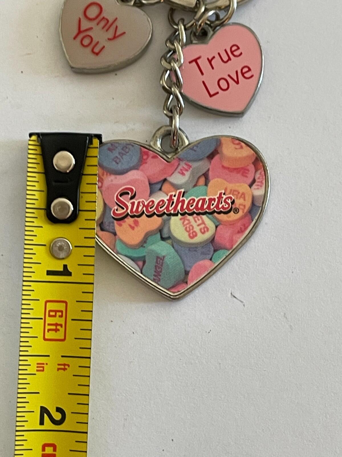 Valentine's Sweethearts Candy Keychain Key Chain Charms True Love Be Mine - Image 4