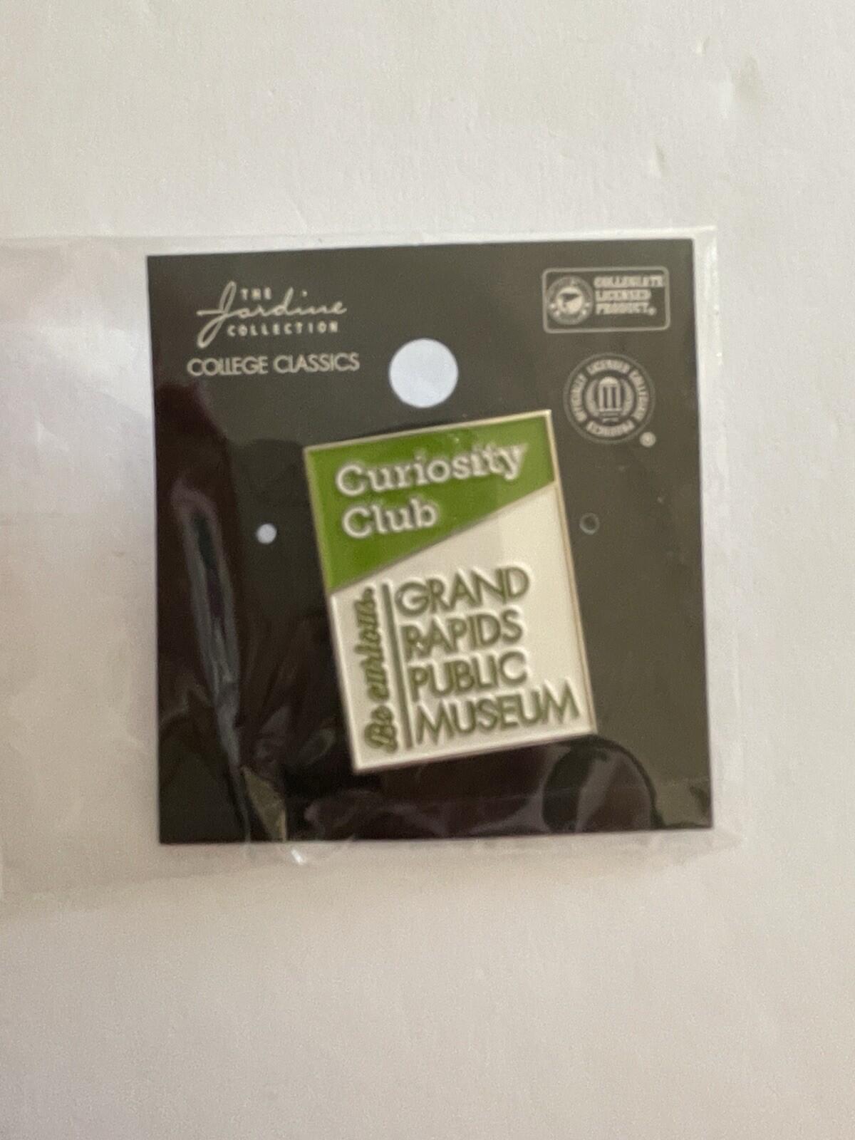 Curiosity Club Be Curious Grand Rapids Public Museum Pin