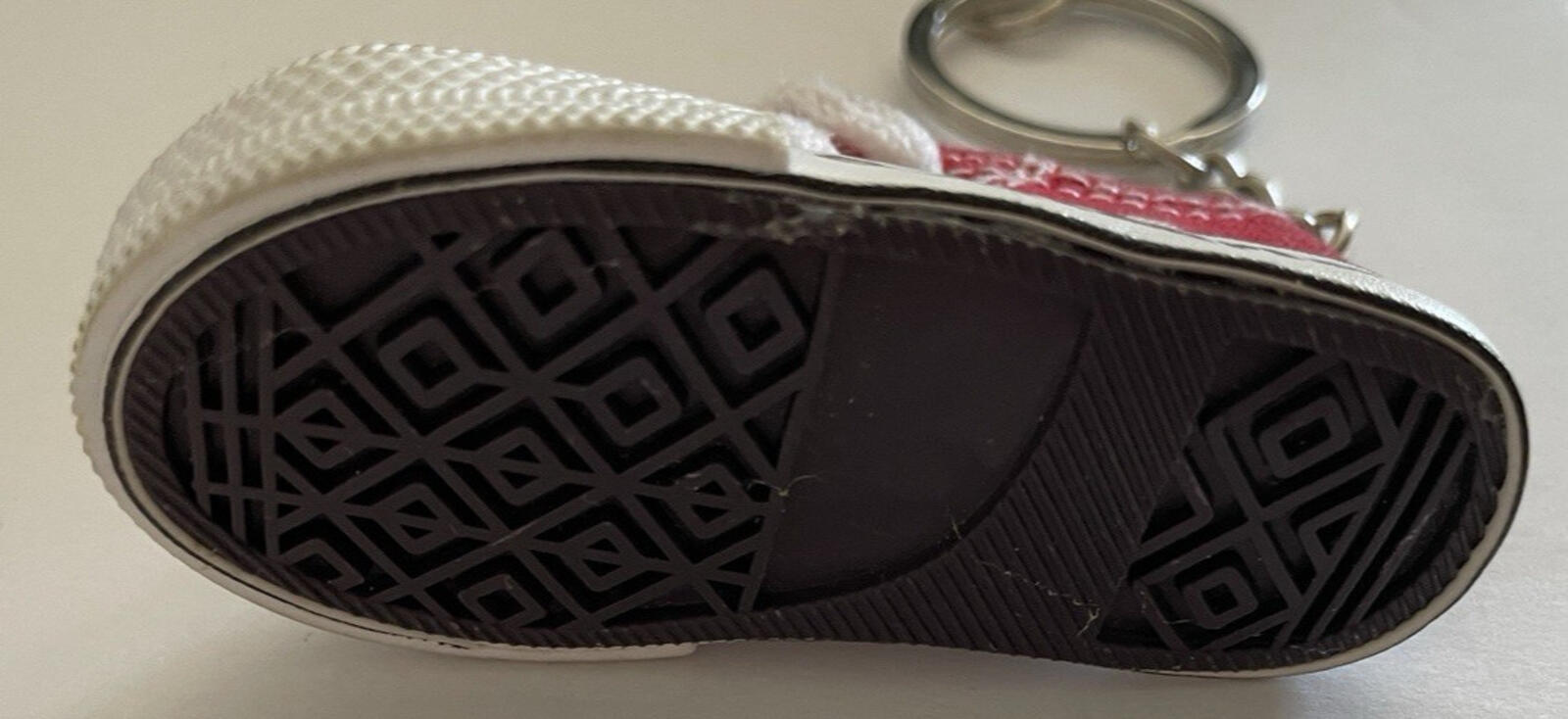 Switzerland Schweiz Swiss Red High Top Sneaker Shoe Keychain Key Chain - Image 3